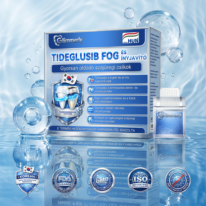 🦷 𝐆𝐥𝐢𝐦𝐦𝐞𝐫𝐥𝐲® 𝐓𝐢𝐝𝐞𝐠𝐥𝐮𝐬𝐢𝐛 Fog- és Ínyregeneráló Mikrotűs Párna | Fejlett Őssejtes Aktiválás Fogfehérítő Csíkok (🦷 Fogzománc és Dentin Újraépítése • Ínyerősítés • Fogatlanodás és Szageltávolítás • Fogérzékenység Megállítása)🐊