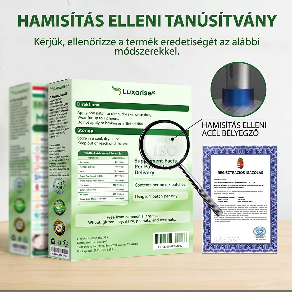 🔥Hivatalos bolt  |  👩‍⚕️𝑳𝒖𝒙𝒂𝒓𝒊𝒔𝒆® MORINGA X BERBERIN 10-IN-1 Haladó Nano Mikrotük Tapasz(Egy naponta, látható változások 7 nap alatt) ✅  Tartalmazza az elhízást, a cukorbetegséget, az alvási apnoét, az ízületi problémákat és egyebeket📦