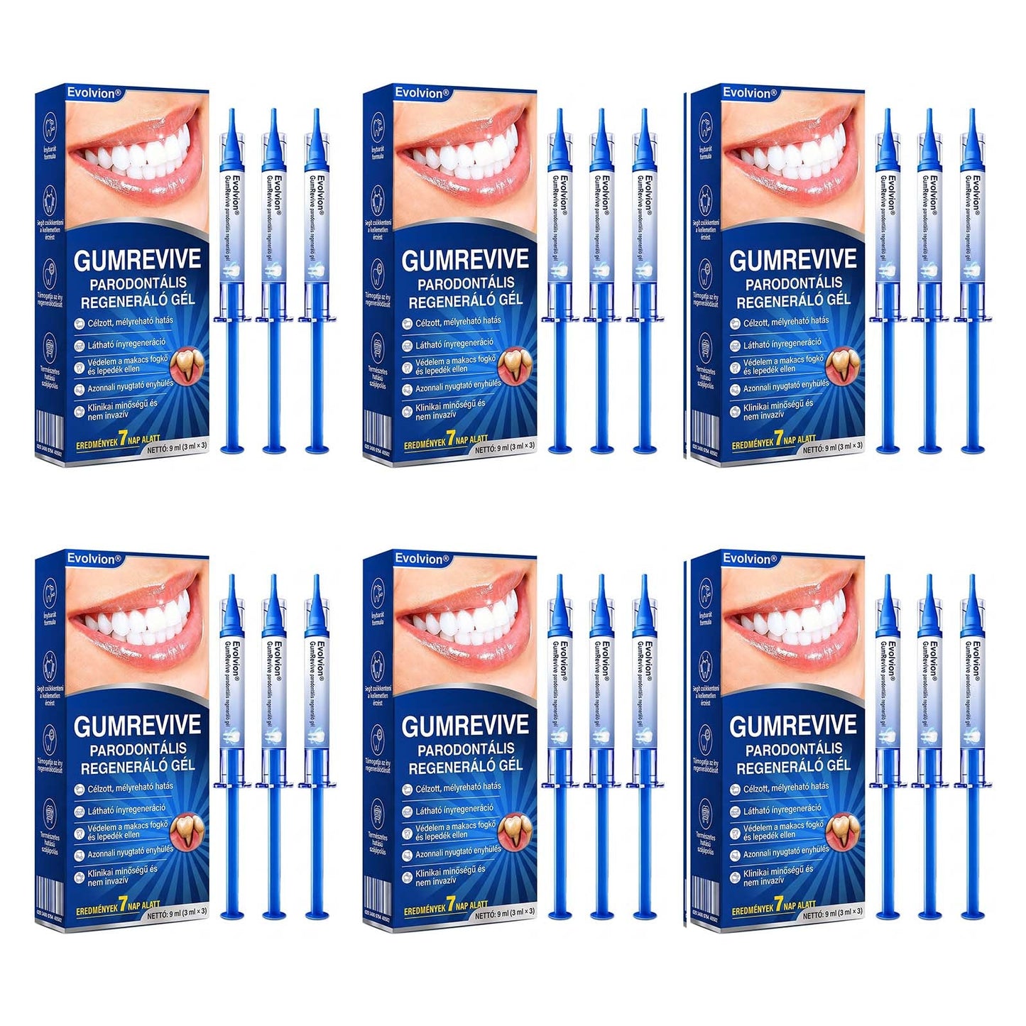 Evolvion® 🦷 GumRevive Ínyregeneráló Gél – Az egészségesebb ínyért és magabiztosabb mosolyért 🥰