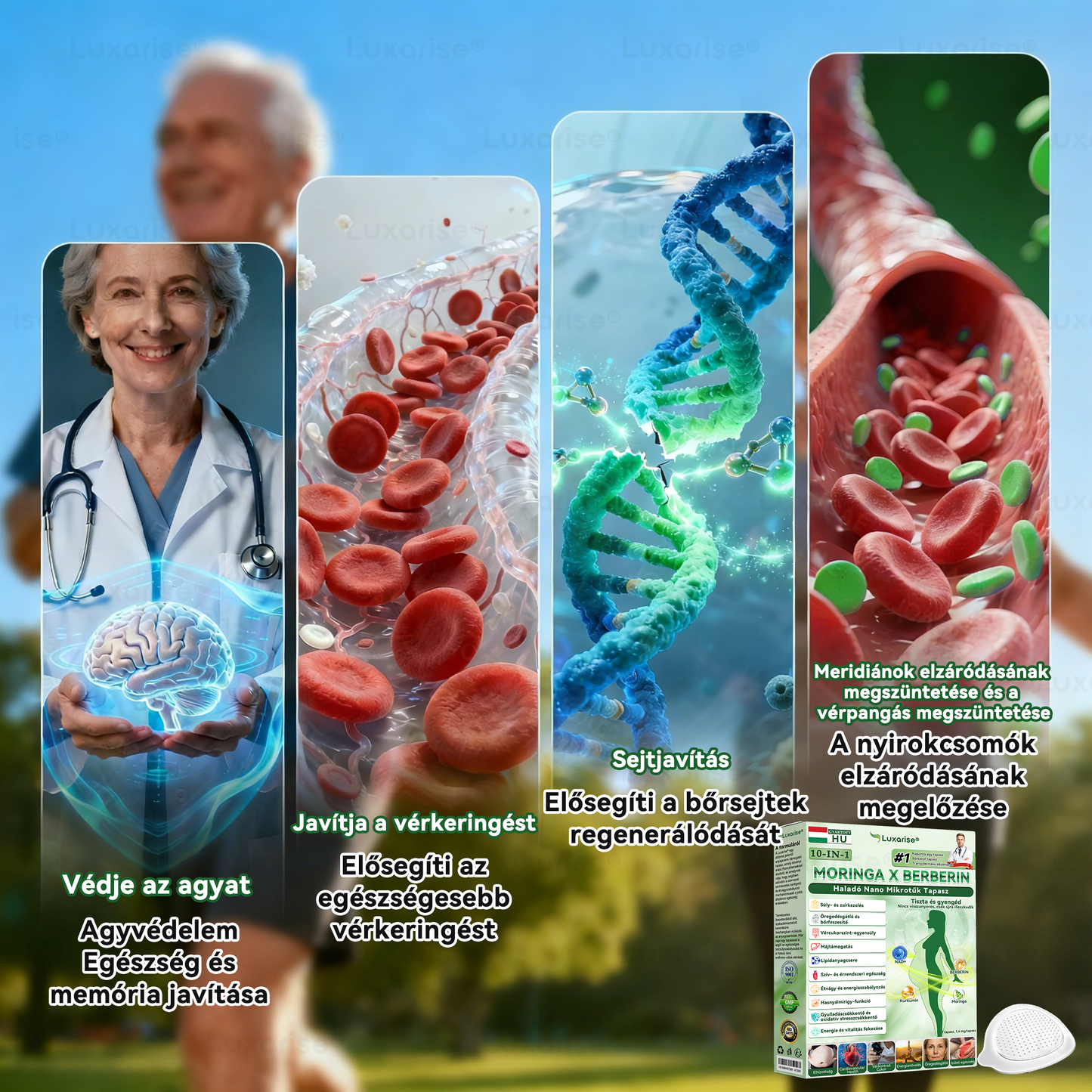 🔥Hivatalos bolt  |  👩‍⚕️𝑳𝒖𝒙𝒂𝒓𝒊𝒔𝒆® MORINGA X BERBERIN 10-IN-1 Haladó Nano Mikrotük Tapasz(Egy naponta, látható változások 7 nap alatt) ✅  Tartalmazza az elhízást, a cukorbetegséget, az alvási apnoét, az ízületi problémákat és egyebeket🐊